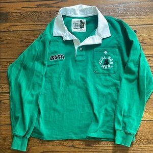 Real Bad Man green polo with white color. Size M. Great condition, never worn.